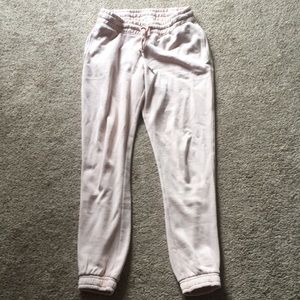 Pink sweatpants